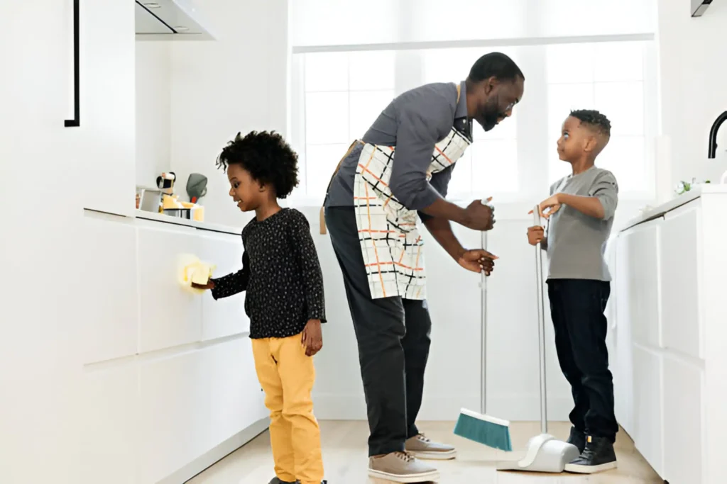 Step 5 Make Chores a Family Activity